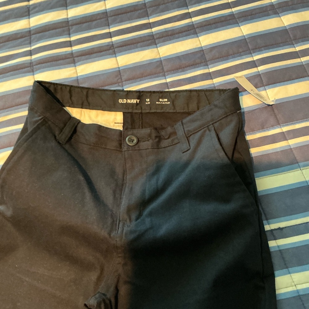 NEW - Old Navy Boy’s Slim Fit Navy Chinos.